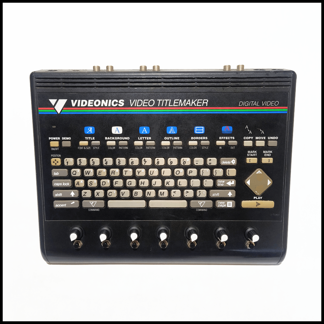 Videonics Titlemaker Circuit-Bent